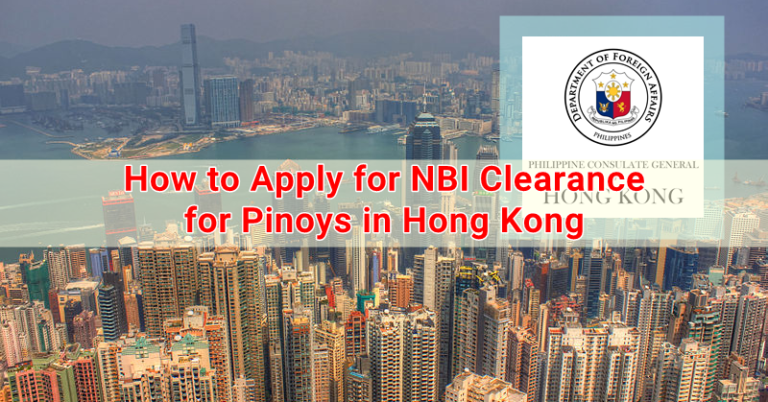 How to Apply for NBI Clearance for Pinoys in Hong Kong
