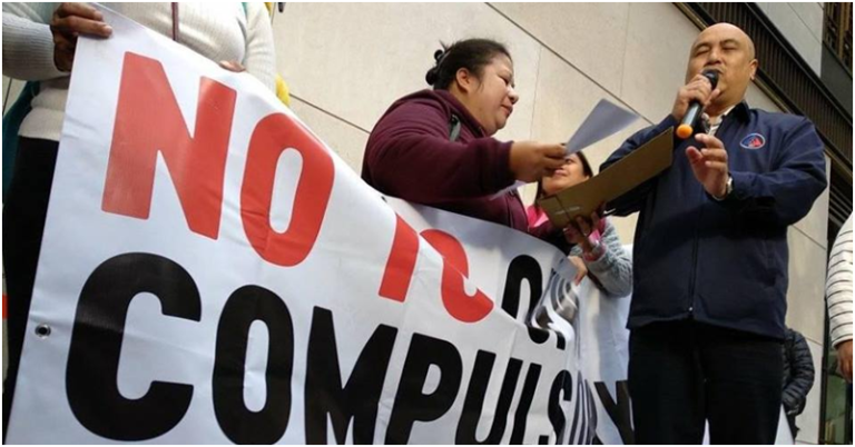 Filipino Migrant Workers Rally to Junk Mandatory OFW Insurance