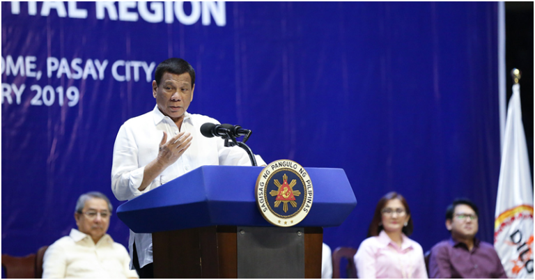 Duterte will Not Condone Pinoys Committing Crimes Overseas