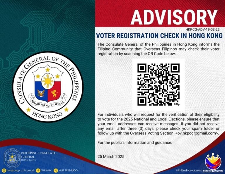 internet voting registration filipinos hong kong