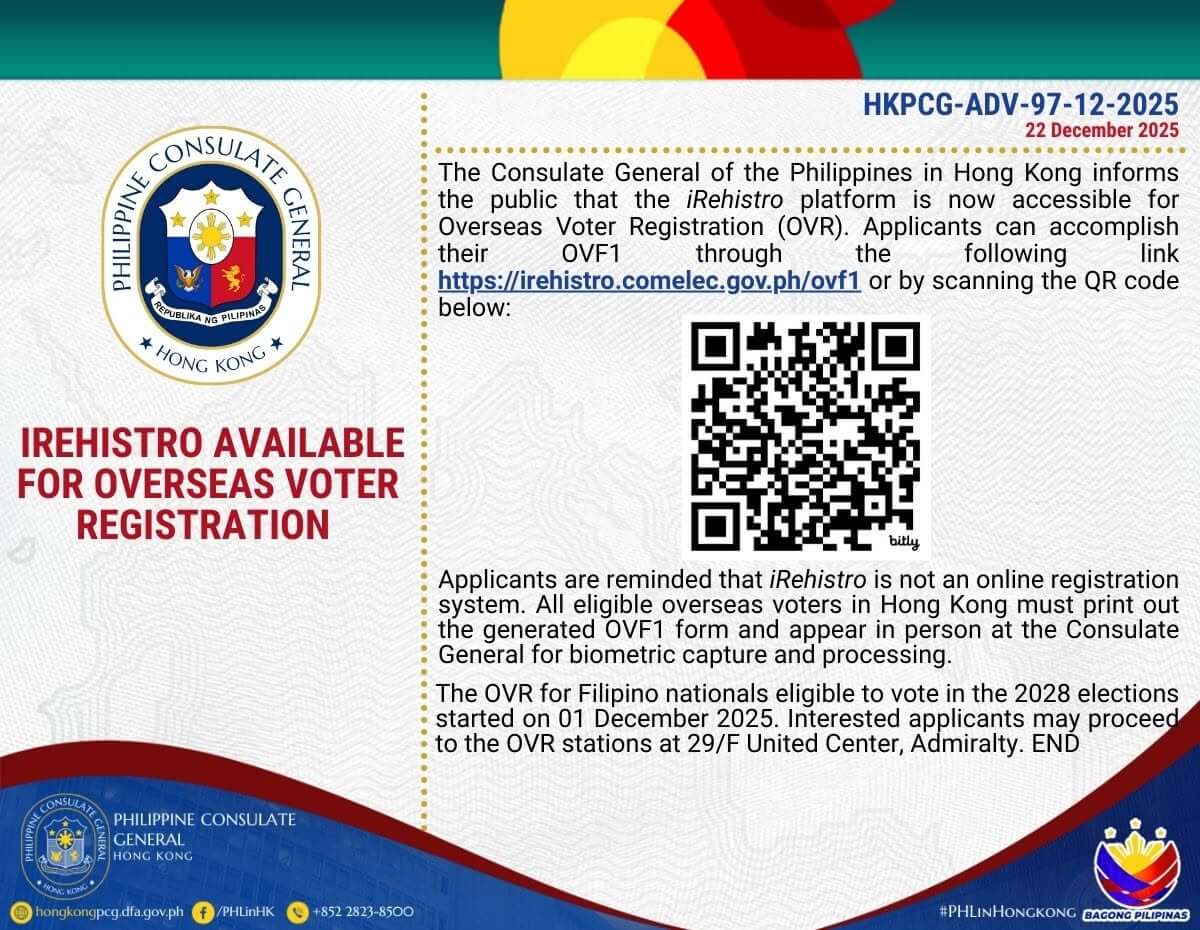 irehistro 2028 online voting registrationp latform by pcg hong kong