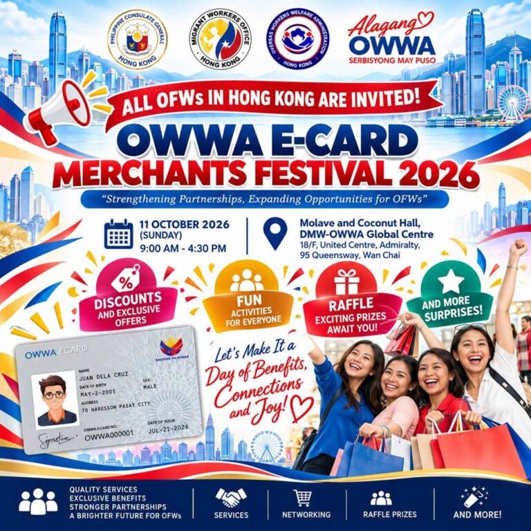 owwa e-card merchants festival event